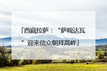 西藏拉萨：“萨嘎达瓦”迎来信众朝拜高峰