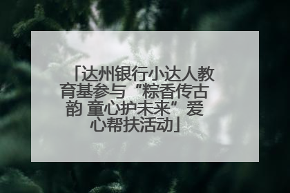 达州银行小达人教育基参与“粽香传古韵 童心护未来”爱心帮扶活动