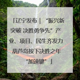 辽宁发布｜“振兴新突破 决胜勇争先”产业、项目、民生齐发力 葫芦岛按下决胜之年“加速键”