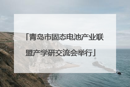 青岛市固态电池产业联盟产学研交流会举行