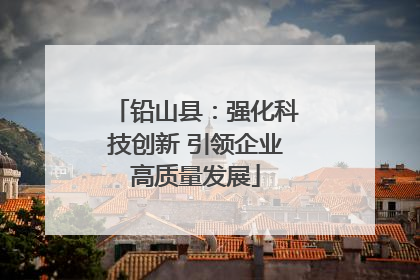 铅山县：强化科技创新 引领企业高质量发展