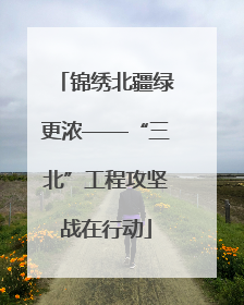 锦绣北疆绿更浓——“三北”工程攻坚战在行动