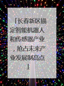 长春新区锚定智能机器人和传感器产业，抢占未来产业发展制高点