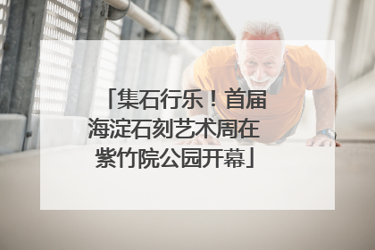 集石行乐！首届海淀石刻艺术周在紫竹院公园开幕