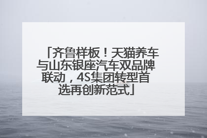 齐鲁样板！天猫养车与山东银座汽车双品牌联动，4S集团转型首选再创新范式
