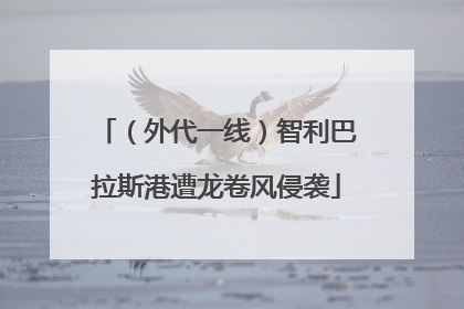 （外代一线）智利巴拉斯港遭龙卷风侵袭
