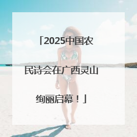 2025中国农民诗会在广西灵山绚丽启幕！