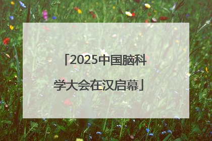 2025中国脑科学大会在汉启幕
