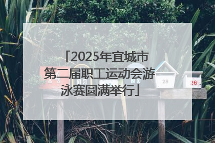 2025年宜城市第二届职工运动会游泳赛圆满举行