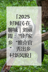 2025好网民·在聊城｜刘丽霞：当好家乡“推介官” 秀出乡村新风貌