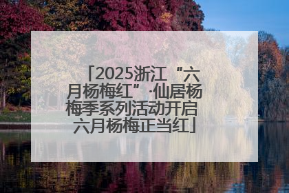 2025浙江“六月杨梅红”·仙居杨梅季系列活动开启 六月杨梅正当红
