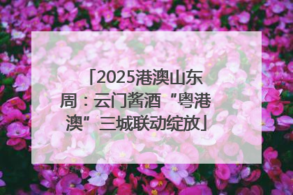 2025港澳山东周：云门酱酒“粤港澳”三城联动绽放
