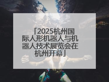 2025杭州国际人形机器人与机器人技术展览会在杭州开幕
