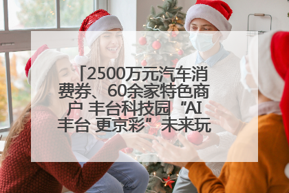 2500万元汽车消费券、60余家特色商户 丰台科技园“AI丰台 更京彩”未来玩家市集活动正式开幕