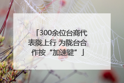 300余位台商代表陇上行 为陇台合作按“加速键”