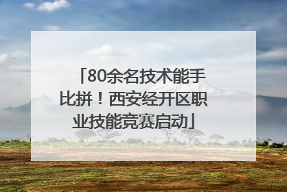 80余名技术能手比拼！西安经开区职业技能竞赛启动
